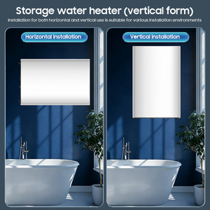 Scaldabagno Elettrico Verticale Sottile da 50L <span class=keywords><strong>con</strong></span> Doppio Serbatoio, Design Innovativo, <span class=keywords><strong>in</strong></span> Acciaio Inossidabile per Hotel - Product Image 6