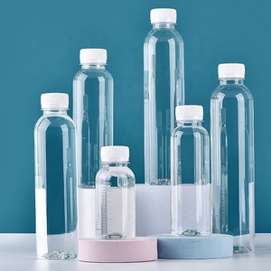 Vente en gros de bouteilles en plastique PET carrées pour boissons, de qualité alimentaire, de 8 oz, 12 oz et 16 oz, avec bouchon noir - Product Image 4