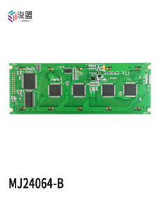 Módulo LCD de Matriz de Puntos LCD24064B 24064, Puerto Paralelo, Controlador 6963, Fondo Amarillo Verde, Pantalla Industrial - Product Image 3