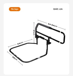 OEM M-Shaped Mesita de noche Assist Grab Bar Rail Rieles de cama ajustables para ancianos - Product Image 6