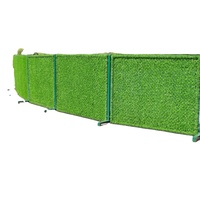 Mur végétal artificiel en gazon vert, clôture mobile en plastique, facile à transporter, taille personnalisée, intérieur/extérieur