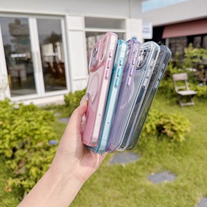 Funda Magnética Transparente con Brillantina para <span class=keywords><strong>iPhone</strong></span> <span class=keywords><strong>11</strong></span> 12 13 14 15 16 17 18 <span class=keywords><strong>Pro</strong></span> <span class=keywords><strong>Max</strong></span> 17E, Carga Inalámbrica, Antigolpes, con Diseño Brillante - Product Image 4