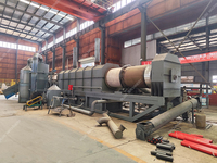 Horno de Carbonización Continua Vertical para Biocarbón y Aserrín de Madera con Ahorro de Energía y Alta Capacidad