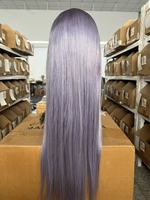 Wig Bob lurus rambut Brasil HARGA TERBAIK DI biru merah muda merah Multi Warna tanpa lem untuk renda Frontal