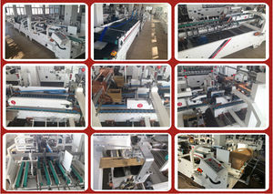 [] Carpeta completamente automática de alta velocidad Guler Cartón Caja de línea recta Máquina encoladora plegable para caja de cartón - Product Image 4