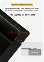 Évier de cuisine rectangulaire double cuve moderne de luxe en composite de granit SMC noir brillant à encastrer ou à poser sur comptoir pour maison et hôtel