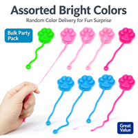 Jouet classique coloré en plastique extensible à griffes collantes, jouet sensoriel animal, jeu de claquettes et de pinces, idéal pour les fêtes et le soulagement du stress