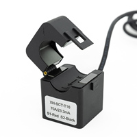 Pinza Amperimétrica con Cable de 5M, Transformador de Potencia Monofásico, Bobina Toroidal, Núcleo de Ferrita, Monitoreo de Energía, Entrada 240V, Salida 220V, 50Hz
