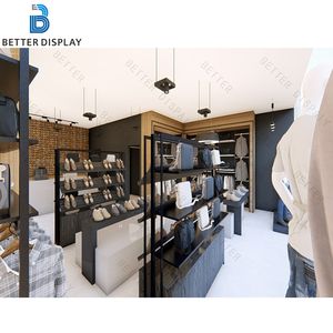 Muebles <span class=keywords><strong>de</strong></span> Exhibición para Tienda <span class=keywords><strong>de</strong></span> Ropa Masculina, Mesas Nido Decorativas para Mostrador <span class=keywords><strong>de</strong></span> Sastrería, Diseño <span class=keywords><strong>de</strong></span> Muebles para Exhibición <span class=keywords><strong>de</strong></span> Ropa - Product Image 3