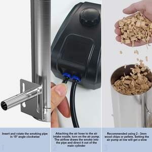 الأكثر مبيعًا أنبوب دخان شواء خارجي مولد دخان بارد تخزين رقائق الخشب الكريات لغرض خاص - Product Image 3