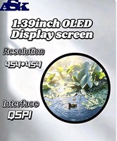 شاشة عرض ASK مقاس 1.39 بوصة بتقنية IPS AMOLED مع مقبض دوار |   شاشة لمس 454*454 بتقنية QSPI |   شاشة تحكم ذكية منخفضة الطاقة للمنزل الذكي بتقنية إنترنت الأشياء مقاس 162.56 مم