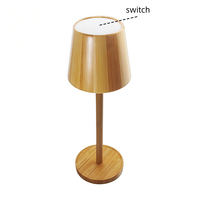 Lampe de table LED rechargeable moderne à commande tactile, 3 modes de couleur, gradation progressive, sans fil, pour chevet et bureau, CRI 95, économe en énergie