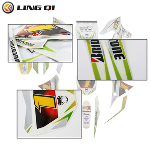 Kit de Gráficos y Calcomanías de <span class=keywords><strong>Vinilo</strong></span> <span class=keywords><strong>3M</strong></span> LINGQI de Personalidad Racing Compatible con Moto de Cross KT SX65 SX 65 2002-2008 - Product Image 4
