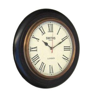 Vintage Style <b>Round</b> Wall Clock Exporter nautical brass clocks wall mounted ship wheel clocks - Product Image 1