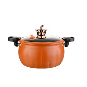 Pumpkin Pressure Cooker Large Capacity Non-Stick Soup Pot Household Kitchen Stew Pot Gift Cookware - Product Image 1