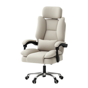 เก้าอี้ยกปรับระดับตามหลักสรีรศาสตร์ทันสมัย สำหรับนั่งนาน เหมาะสำหรับผู้บริหาร ใช้เล่นเกมส์  ทำจากวัสดุ PU - Product Image 1