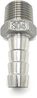 Adaptateur de tuyau de pompe à carburant en acier inoxydable, 3/8 5/16 1/4 mppt à raccords de tuyau de 5mm- 16mm