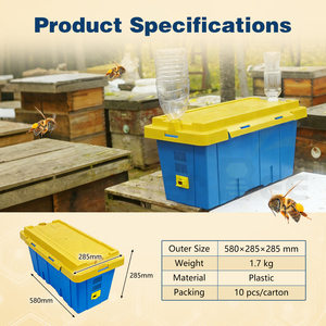 Nouvelle boîte de transport Menger pour ruche, compatible avec plusieurs types de cadres, équipement d'apiculture pour l'élevage de reines et la reproduction des colonies d'abeilles - Product Image 6