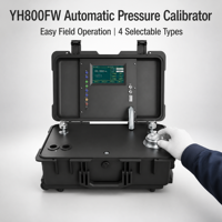 Banc d'essai de calibration de pression portable YH800FW, testeur numérique automatique avec plage de pression configurable, haute précision