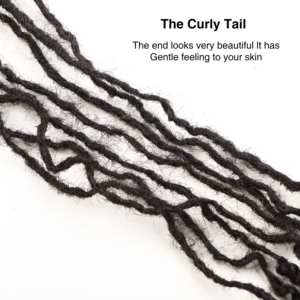 [Orient Dreads] Vente chaude 2025 <span class=keywords><strong>Dreadlocks</strong></span> en cheveux humains Interlocs Thin Locs <span class=keywords><strong>Dreadlocks</strong></span> artificielles Entièrement faites à la main - Product Image 4