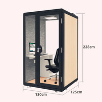 Cabine insonorisée pour l'enregistrement à domicile cabine de karaoké nacelles de réunion acoustiques avec mobilier de canapé