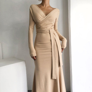 Abito maglione caldo e spesso lavorato a maglia - Product Image 1