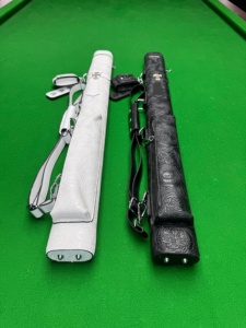 PU Leather 1X1 Billiard Cue Case, Fashion Black Hard Pool Cue Bag, 1‑Piece Snooker Pool Cue Storage Carry Case - Product Image 2