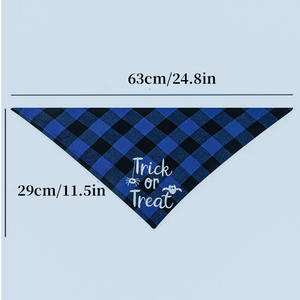 Großhandel Winter Druck muster <span class=keywords><strong>Halloween</strong></span> Haustier Lätzchen New Polyester Katze Hund Dreieck Schal Hals Hals Party Haustier Bekleidung Zubehör - Product Image 3