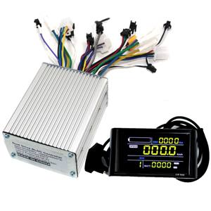 Çift mekanizmalı 6MOSFET 48/60V 1000W (500W * 2) fırçasız DC elektrikli scooter denetleyici + SW900 LCD seti - Product Image 1