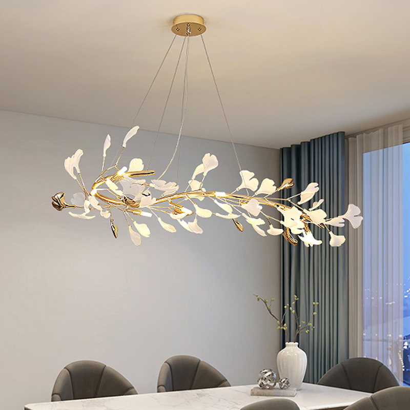 modern dining table chandelier