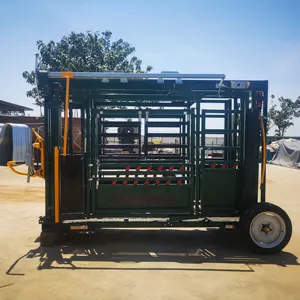 Manufacture livestock cattle yard crush sale with weighing scale
