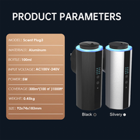 Diffuseur de parfum CNUS Scent Plug 3 sans eau, nébuliseur à programmation automatique, machine à parfum efficace pour éliminer les odeurs, désodorisant pour salle de sport