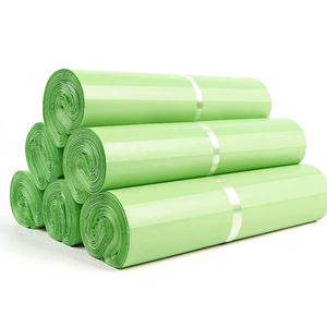 Emballage Logo imprimé Expédition Vêtements Vêtements en gros Biodégradable PLA Sacs polyéthylène Sac d'expédition Emballage personnalisé Plastique - Product Image 1