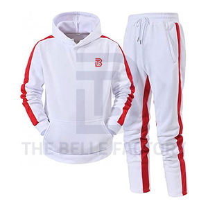 Conjunto de Sudadera con Capucha y Pantalones Deportivos Personalizados al por Mayor, Unisex, Diseño Sólido, Colección de Invierno, 100% Algodón, Precio de Pakistán - Product Image 1