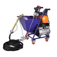 Machine à pulvériser de mastic imperméable multifonctionnelle, matériau mince ignifuge, polyuréthane, pâte de ciment JS, peinture au latex, apprêt