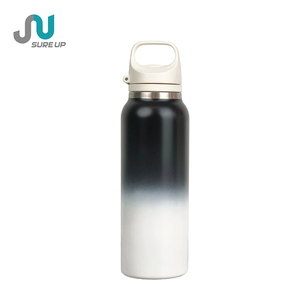 Gourde isotherme pop-up One Touch 500 ml en acier inoxydable 316 avec filtre à thé, pour voiture, coffrets cadeaux d'affaires, cadeaux d'entreprise, pack personnalisé - Product Image 2