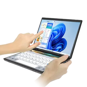 Oem 2024 Nieuwe Goedkope Dual Screen 10.5 Inch Touchscreen Laptop Voor Thuis School Business Office School Notebook Pc