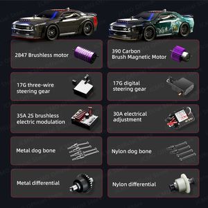 SG216 MAX RC Car <span class=keywords><strong>70</strong></span> + <span class=keywords><strong>KM</strong></span>/<span class=keywords><strong>H</strong></span> Vehículos de control remoto de alta velocidad 1:16 Sin escobillas 4WD RC Coches deportivos 40 <span class=keywords><strong>KM</strong></span>/<span class=keywords><strong>H</strong></span> <span class=keywords><strong>Coche</strong></span> Juguetes Regalos - Product Image 5