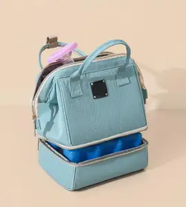 Водонепроницаемая сумка для мамы с подставкой для пеленания