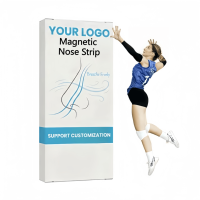 Bandes nasales magnétiques HLK, bande nasale pour respirer mieux, anti-ronflement, sport, hypoallergénique, sans latex, OEM, ODM, étiquette privée, CE