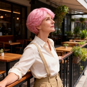 Perruque Courte Droite Synthétique Grise pour Femmes Européennes et Américaines, Faite à la Machine, Réglable, pour Changer de <span class=keywords><strong>Coiffure</strong></span>, Usage Quotidien, Couvre-Tête Complet - Product Image 1