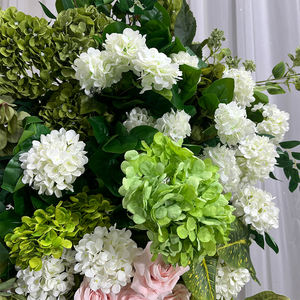 Promise 2025, la decoración de flores artificiales más Popular, arco de flores de boda de alta calidad para decoración de fondo de boda - Product Image 4