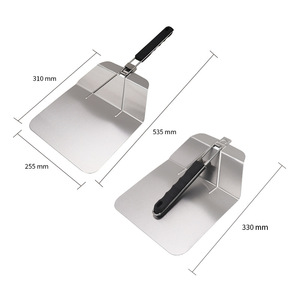 Pelle à <span class=keywords><strong>Pizza</strong></span> en métal en aluminium de haute qualité pliable facile à ranger Gadget de cuisine pelle à <span class=keywords><strong>Pizza</strong></span> pour la cuisson - Product Image 6