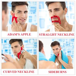 Kit de coupe de cheveux - Gabarit de rasage pour <span class=keywords><strong>barbe</strong></span>, cheveux, mentonnière et contour du cou - Outil parfait pour la mise en forme de la ligne des cheveux et de la <span class=keywords><strong>barbe</strong></span> - Cheveux - Product Image 4