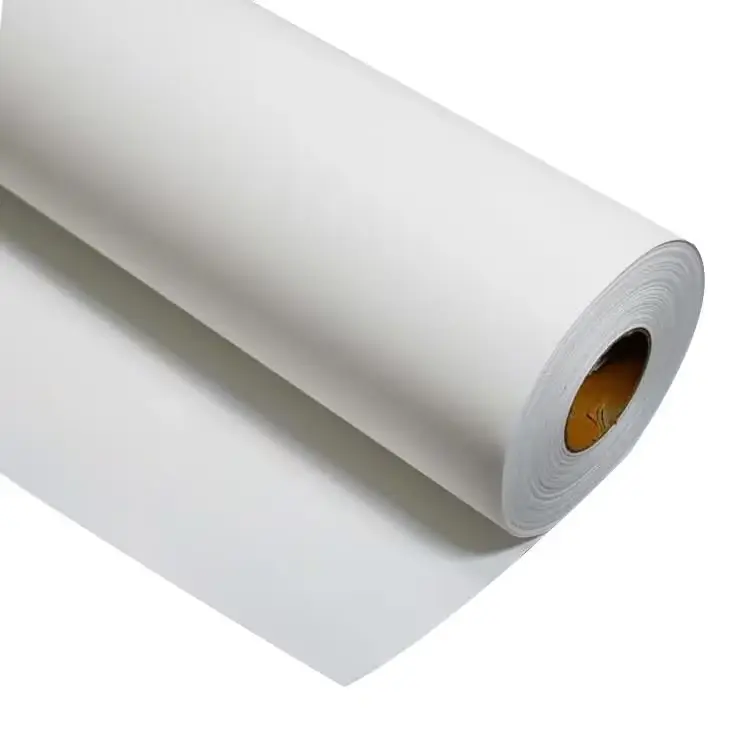 Rolo solvente Eco para impressão de bandeiras em tela interna, tecido de lona de algodão branco preço