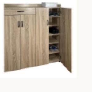 Étagère à chaussures moderne en bois avec poignées en plastique 37429-108-2 37429-108-3 37429-108-4 - Product Image 3