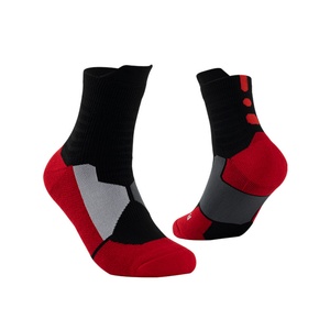 Chaussettes de basketball pour jeunes Elite Performance Crew, coupe haute, doublure épaisse en tissu éponge, respirantes, technologiques, vente en gros, personnalisables - Product Image 5