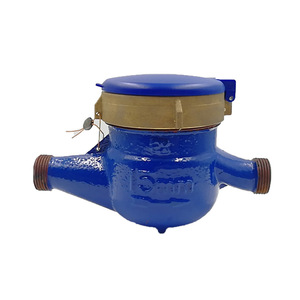 Multi-Jet Water Meter DN15 Threaded Cast Iron Copper Manual Connection For Cold Hot Water Measurement - Product Image 1