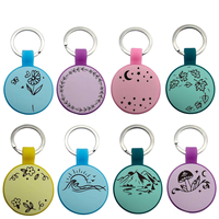 Étiquette d'identification pour animaux de compagnie en silicone ronde, lumineuse, double face, gravée au laser, anti-perte, pour chien ou chat, accessoire pour collier