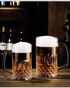 แก้วเบียร์ YS Craft ขนาด 500 มล. พร้อมหูจับ แก้วขนาดใหญ่พิเศษ ดีไซน์เรียบง่าย รองรับการพิมพ์โลโก้ บรรจุภัณฑ์กล่องของขวัญ เหมาะสำหรับบาร์ - Product Image 6